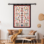 Wool and cotton blend tapestry, 'Tree of Joy' - Bird-Themed Wool and Cotton Blend Tapestry from Peru