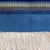 Alfombra de lana, (4x6) - Alfombra de lana tejida a mano en azul con motivos geométricos (4x6)