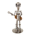 Recycled metal statuette, 'Melodies From my Town' - Eco-Friendly Rustic Metal Statuette of Country Music Singer