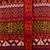 Cárdigan en mezcla de alpaca, 'Empire Memories in Garnet' - Cárdigan tejido a mano en mezcla de cereza y alpaca con motivos incas