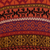 Alpaca blend cardigan, 'Empire Memories in Garnet' - Handwoven Cherry Alpaca Blend Cardigan with Inca Motifs (image 2i) thumbail