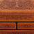 Joyero de madera y cuero - Joyero clásico artesanal de madera marrón y cuero