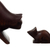 Wood sculptures, 'Games and Fun' (set of 2) - Cat and Mouse Cedar Wood Sculptures from Peru (Set of 2) (image 2d) thumbail