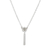 Sterling silver filigree Y-necklace, 'Flower Blessing' - High Polished Floral Sterling Silver Filigree Y-Necklace