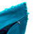 Bestickter Kissenbezug aus Acryl- und Alpakamischung - Bestickter Kissenbezug aus Acryl- und Alpakamischung in Azurblau