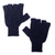 fingerlose Handschuhe aus 100 % Baby-Alpaka - Indigo gestrickte fingerlose Handschuhe aus 100 % Baby-Alpaka aus Peru