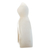 Alabaster figurine, 'Innocent Purrs' - Hand-Carved Natural Alabaster Stone Cat Figurine from Peru