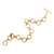 Vergoldetes Gliederarmband - Modernes, 18 Karat vergoldetes Gliederarmband mit hochglanzpoliertem Finish