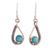 Amazonite dangle earrings, 'Summery Rain' - Drop-Shaped Dangle Earrings with Natural Amazonite Jewels