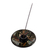 Ceramic incense holder, 'Ancestral Constellation' - Handcrafted Geometric Round Ceramic Incense Holder thumbail