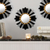 Bronze gilded wood wall accent mirror, 'Wisdom Beams' - Sun-Themed Black Bronze Gilded Wood Wall Accent Mirror (image 2) thumbail