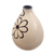 Ceramic decorative vase, 'Nocturnal Flowers' - Peru Chulucanas Ceramic Decorative Vase with Flower Motifs (image 2b) thumbail