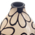 Ceramic decorative vase, 'Nocturnal Flowers' - Peru Chulucanas Ceramic Decorative Vase with Flower Motifs (image 2c) thumbail
