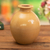 Ceramic decorative vase, 'Exquisite Earth' - Chulucanas Ceramic Decorative Vase Handmade in Peru (image 2) thumbail