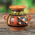 Ceramic decorative vase, 'Inca Majesty' - Inca-Style Ceramic Decorative Vase Hand-Painted in Peru (image 2) thumbail