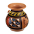Ceramic decorative vase, 'Inca Majesty' - Inca-Style Ceramic Decorative Vase Hand-Painted in Peru (image 2b) thumbail