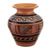 Ceramic decorative vase, 'Inca Grandeur' - Inca-Themed Ceramic Decorative Vase Hand-Painted in Peru (image 2b) thumbail