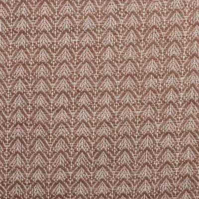 Schal aus Alpaka-Mischung - Handgewebter gemusterter Schal aus Alpaka-Mischung in Sepia und Elfenbein