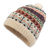 gorro 100% alpaca - Sombrero tradicional tejido de alpaca marfil de los Andes
