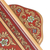 Painted glass tray, 'Crimson Garden' - Reverse Painted Glass Serving Tray (image 2d) thumbail