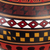 Dekorative Keramikvase, „Pachacamac“ – handbemalte geometrische dekorative Keramikvase aus Peru