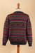 Men's 100% alpaca pullover, 'Andean Harmony' - Geometric-Patterned 100% Alpaca Pullover from Peru (image 2d) thumbail