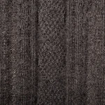 100% alpaca scarf, 'Grey Braid' - Soft Knit 100% Alpaca Scarf in a Grey Base Hue