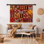 Wool blend tapestry, 'Tribal II' - Handwoven Geometric-Themed Andean Wool Blend Tapestry