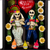 Ceramic retablo, 'Love for All Eternity' - Day of the Dead Themed Afterlife Wedding Ceramic Retablo