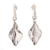 Sterling silver dangle earrings, 'Natural Luminosity' - Modern Sterling Silver Dangle Earrings with Polished Finish
