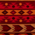 Alfombra de lana, 'Vicus' (2x3) - Alfombra de lana tejida a mano con estampado geométrico en rojo (2x3)