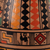 Jarrón decorativo de cerámica - Jarrón decorativo de cerámica geométrica en tonos clásicos cálidos