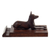 Wood phone holder, 'Legendary Companion' - Hand-Carved Polished Cedar Wood Peruvian Dog Phone Holder (image 2e) thumbail