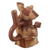 Decorative ceramic vessel, 'Mochica Warrior' - Peruvian Mochica Style Decorative Warrior Ceramic Vessel (image 2b) thumbail