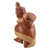 Decorative ceramic vessel, 'Mochica Condor' - Peruvian Mochica Style Decorative Condor Ceramic Vessel