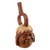 Decorative ceramic vessel, 'Mochica Head' - Peruvian Style Mochica Head Decorative Ceramic Vessel thumbail