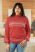 Knit sweater, 'Christmas Llamas' - Christimas and Andean-Themed Red Knit Sweater from Peru