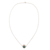 Amazonite pendant necklace, 'Green Serenity' - Polished Sterling Silver and Amazonite Pendant Necklace