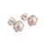 Cultured pearl stud earrings, 'Moonshine Charm' - Sterling Silver Stud Earrings with White Cultured Pearls