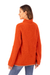 Jersey cuello chimenea en mezcla de alpaca - Jersey de mezcla de alpaca con cuello alzado en tonos naranjas y grises