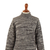 Men's 100% baby alpaca sweater, 'Grey Mixtures' - Men's Handloomed Grey 100% Baby Alpaca Pullover Sweater