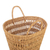 Natural fiber basket, 'Woven Treasure' - Handwoven Natural Rush Fiber Basket with Handles