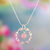 Opal pendant necklace, 'Protective Aura' - Polished Sterling Silver Pendant Necklace with Opal Stone (image 2) thumbail