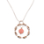 Opal pendant necklace, 'Protective Aura' - Polished Sterling Silver Pendant Necklace with Opal Stone (image 2b) thumbail