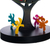 aluminium sculpture, 'Fun' - Handcrafted aluminium Sculpture of Happy Children Tree & Bird