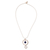 Lapis lazuli pendant necklace, 'Heavenly Blue' - Modern Sterling Silver Lapis Lazuli Pendant Necklace (image 2c) thumbail