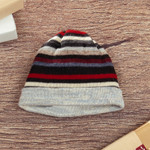 100% alpaca reversible hat, 'Two Realms' - Striped Colorful 100% Alpaca Reversible Hat from Peru