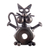 Figur aus recyceltem Metall, „Matey Feline“ – Skurrile, umweltfreundliche Katzenfigur aus recyceltem Metall aus Peru