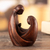 Wood sculpture, 'Nazareth Family' - Hand-Carved Minimalist Holy Family Cedarwood Sculpture (image 2) thumbail