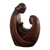 Wood sculpture, 'Nazareth Family' - Hand-Carved Minimalist Holy Family Cedarwood Sculpture thumbail